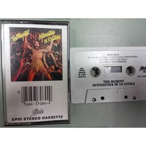 Ted Nugent Intensities in 10 Cities Cassette Tape 1981 Epic FET 37084 Live Album